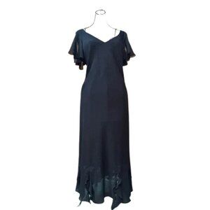 VINTAGE y2k black gown, size 16